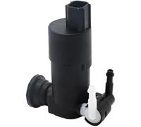 QASULER Bomba lavaparabrisas BV6117K624BB, 1 pieza de repuesto for motor negro, Ford, for Focus MK3 2010-2019 Tourneo MK2 MK5 Transit Courier Custom Unidad de motor de la bomba del lavaparabrisas