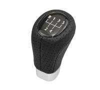 QASULER Bota de Polaina con Perilla Cambio Marchas Manual, for, Serie 1 E81 E82 E87 E88 2003-2013 Accesorios Cubierta Estilo Coche Funda para la palanca de cambios del coche(BLACK 5 Speed)