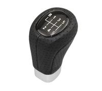 QASULER Bota de Polaina con Perilla Cambio Marchas Manual, for, Serie 1 E81 E82 E87 E88 2003-2013 Accesorios Cubierta Estilo Coche Funda para la palanca de cambios del coche(BLACK 6 Speed)