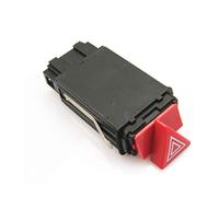 QASULER Botón de Control de Advertencia de Emergencia de 9 Pines, Compatible con A6 ALLROAD A6 S6 C6 RS6 4B0 941 509 C 4B0941509C 8D0 941 509 H Interruptor de Ventana de Coche