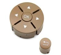QASULER Botón de control de crucero del automóvil, for CE GLK Clase W204 X204 C180 C200 W207 W212 Ajuste de la cubierta del botón de control del interruptor del volante izquierdo derecho Kit de interr