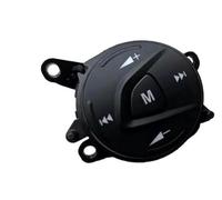 QASULER Botón de Control de Crucero del automóvil, for Focus, for Kuga Volante multifunción for automóvil Función de Volumen de Audio Panel de interruptores de Control Ok M Botón de Interruptor Manos