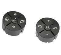 QASULER Botón de control de crucero del automóvil, for W164, for ML-Class 2010 2011 2012, for R-Class Botones de interruptor de control del volante del automóvil Botones de interruptor multifunción Ki