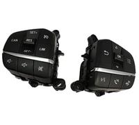 QASULER Botón de control de crucero del coche, for Fiesta, for Focus, Mk4 2019 2020 Interruptor de control de crucero de la rueda Música Audio Volumen Velocidad Botón LIM Accesorios de dirección del c