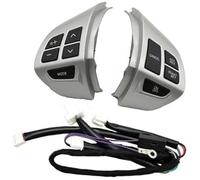 QASULER Botón de Control de Crucero del Coche, for Mitsubishi, for ASX 2007 2008 2009 2010 2011 2012, for Montero Car Styling Parts Botones de Control del Volante multifunción Kit de interruptores de