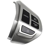 QASULER Botón de control de crucero del coche, for Mitsubishi, LANCER, OUTLANDER, ASX 2007-2012 Interruptor de control de crucero del botón del volante multifunción del coche Kit de interruptores de v