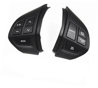 QASULER Botón de control de crucero del coche, for Mitsubishi, LANCER, OUTLANDER, ASX 2007-2012 Interruptor de control de crucero del botón del volante multifunción del coche Kit de interruptores de v