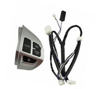 QASULER Botón de control de crucero del coche, for Mitsubishi, Pajero, Montero Sport 2008-2015 Botón del interruptor de control de crucero del volante multifuncional del coche 8602A008 Kit de interrup