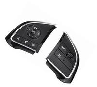 QASULER Botón de control de crucero del coche, for Mitsubishi, Trito, Outlander, Xpander, Strada Interruptor de control de crucero Botón del volante Interruptor de volumen de audio Piezas de automóvil