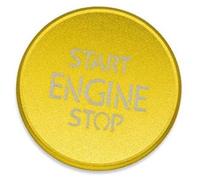 QASULER Caja de accesorios interiores decoración anillo parada botón arranque motor, for Volkswagen, cubierta embellecedora coche CC Phideon Calcomanía de adorno para arranque por botón del v