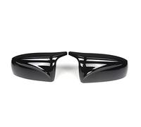 QASULER Car Side Wing Mirror Cover Rear-View Caps Black High Quality Types, for, X5 E70 X6 E71 2008 2009 2010 2011 2012 2013 Cubierta para espejo retrovisor de coche(Glossy Black)