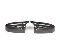 QASULER Car Side Wing Mirror Cover Rear-View Caps Black High Quality Types, for, X5 E70 X6 E71 2008 2009 2010 2011 2012 2013 Cubierta para espejo retrovisor de coche(Carbon Fiber Look)
