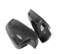 QASULER Carbon Fiber Mirror Cover Rearview Side Cap, for, A3 A4 A5 B8.5 B8K 2011-2016 Cubierta para espejo retrovisor de coche(With Side Assist)