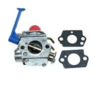 QASULER Carburador for Husqvarna 124c, 124l, 124r, 125e, 125l, 125ld, 125ldx, 125r, 125rd, 125rj, 128c, 128cd, 128r, 128rj, 128djx, 128l, 128ld, 128ldx juego de reemplazo de carburador
