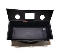 QASULER Cargador inalámbrico QI for Coche, for Hyundai, Tucson 2015 2016 2017 2018 2019 15w Cargador rápido de teléfono Soporte de Carga Palte Pad Cargador inalámbrico para Coche QASULER