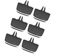 QASULER Clip de lengüeta perilla deslizante salida rejilla ventilación CA delantera trasera coche for salpicadero, for, XC90 2016-2024 32219347 Clip de ventilación(BLACK Onecolor)