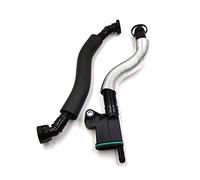 QASULER Combinación de 2 Piezas de Manguera de Escape con Separador de Agua y Aceite PCV for Golf, Tiguan, Passat, B5 06H103226A 06J103221B