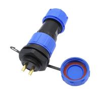 QASULER Conector impermeable Sp2110 Sp2112 con tuerca trasera Sp21 de 2 pines, 3 pines, 4 pines, 5 pines, 7 pines, 9 pines y 12 pines IP68. Conectores macho y hembra. conector eléctrico para exteriore