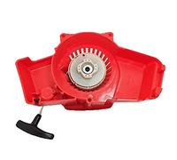 QASULER Conjunto de Arranque fácil con rebobinado de Retroceso for cortadora de césped Robin, Subaru, NB411 EC04 EC04EA 1E40F-6 40-6 BC411 BG411 CG411 40,2 CC Arranque de Retroceso para cortacésped