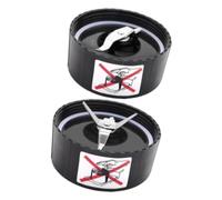 QASULER Cross Flat Shaver Blades reemplazo Parte Mb1001, para Magic Bala 250W, para licuadora, para Mixer Accesorios, para Partes, para Blade Soporte de cuchilla para batidora