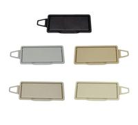 QASULER Cubierta de espejo cosmético maquillaje con visera for Mercedes-Benz, Clase C GLK W204 C200 GLK300 2008-2014 Espejo de tocador con visera solar(Deerskin R)