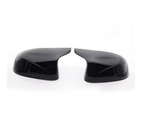 QASULER Cubierta de espejo lateral carbono, for, F25 X3 F26 X4 F15 X5 F16 X6 2014-2018, tapas traseras negras Cubierta para espejo retrovisor de coche(1 pair black)