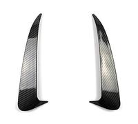 QASULER Cubierta de ventilación aire del parachoques trasero con apariencia fibra carbono 2 piezas, for Benz, Clase C W205 C43 C63 Soporte para parachoques de coche