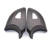 QASULER Cubierta for espejo retrovisor lateral de coche, for Golf 6 2008-2012 R20, for, reemplazo de cubierta negra con patrón de fibra de carbono Cubierta para espejo retrovisor de coche(With hole)