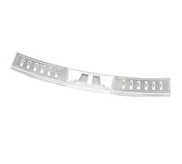 QASULER Cubierta protectora de placa parachoques trasero, accesorios acero inoxidable, for Range, Rover, Evoque L551 2019 2020 Protector de parachoques trasero de coche de goma(Silver)