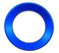 QASULER Cubiertas de anillos parada arranque motor un botón for interruptor coche, sin caja orificio, for NISSAN, Qashqai, pegatina J11 Calcomanía de adorno para arranque por botón del vehículo