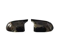 QASULER Cubiertas de espejo lateral 2 piezas Tapas cubierta retrovisor Reemplazo estilo M, for, F15 X5 F16 X6 F25 X3 F26 X4 2014-2018 Cubierta para espejo retrovisor de coche(1 pair black-1)