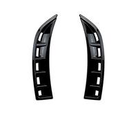 QASULER Decoración del viento ajuste de la cubierta entrada aire alerón divisor parachoques delantero coche, for Benz, GLA C118 CLA180 200 2020 Ajuste del alerón trasero del coche(Schwarz)