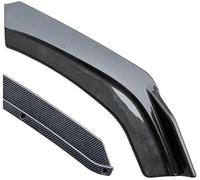 QASULER Divisor de Parachoques Delantero for Hyundai Sonata 2015-2017, Protector Superficie Carbono, Kit carrocería, Separador Labios (Superficie, Rojo) Alerón de Coche(Black Pure Carbon Surface)