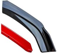 QASULER Divisor de Parachoques Delantero for Hyundai Sonata 2015-2017, Protector Superficie Carbono, Kit carrocería, Separador Labios (Superficie, Rojo) Alerón de Coche(Black Gloss Black-Red)