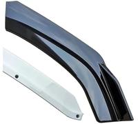 QASULER Divisor de Parachoques Delantero for Hyundai Sonata 2015-2017, Protector Superficie Carbono, Kit carrocería, Separador Labios (Superficie, Rojo) Alerón de Coche(Black Gloss Black-White)