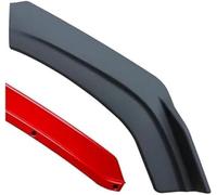 QASULER Divisor de Parachoques Delantero for Hyundai Sonata 2015-2017, Protector Superficie Carbono, Kit carrocería, Separador Labios (Superficie, Rojo) Alerón de Coche(Black Matte Black-Red)