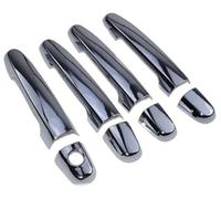 QASULER Embellecedor de cubierta de manija de puerta cromada 4 piezas, for Corolla, Camry Prius Yaris, for Scion, 1.8L 1798CC 110Cu. pulg. L4 2.4L moldura de manija de puerta exterior