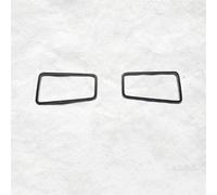 QASULER Embellecedor de cubierta ventilación aire interior, embellecedor piezas coche, acero inoxidable, for Toyota Decoración de moldura de ventilación de aire para automóvil(19for rva4YH 1)