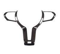 QASULER Embellecedor de la cubierta decorativa del marco botón volante coche, for, 1 2 3 4 Series X2 F20 F21 F32 F33 F06 F12 M-Sport Vinilo decorativo volante