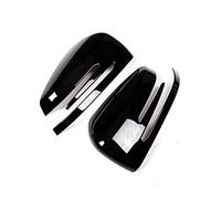 QASULER Embellecedor de tapa de espejo retrovisor lateral posterior brillante, for, ABCE GLA clase W204 W212, accesorios de plástico ABS for coche, 2 uds. Cubierta para espejo retrovisor de coche