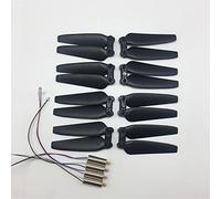 QASULER Engranajes del motor de hélice, palas brazo, accesorios for cuadricóptero S162, piezas repuesto Brazo de mantenimiento de drones FPV(Blue)