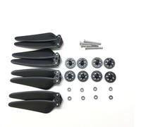 QASULER Engranajes del motor, palas de hélice, brazos, hélices, alas, cojinetes, for VISUO, XS818 RC Quadcopter Drone, kit piezas repuesto Brazo de mantenimiento de drones FPV(Clear)