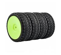 QASULER Esponja de inserción for neumáticos Rueda, 4 Uds., for HSP, 1/10 1:10, Coche Carretera RC 9071-8006 Juego de Ruedas de Carreras RC(Green Wheel)