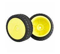 QASULER Esponja de inserción for neumáticos Rueda, 4 Uds., for HSP, 1/10 1:10, Coche Carretera RC 9071-8006 Juego de Ruedas de Carreras RC(Yellow Wheel)