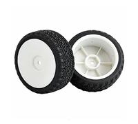 QASULER Esponja de inserción for neumáticos Rueda, 4 Uds., for HSP, 1/10 1:10, Coche Carretera RC 9071-8006 Juego de Ruedas de Carreras RC(White Wheel)
