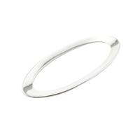QASULER Etiqueta engomada del Ajuste del Anillo de la decoración del Volante del Coche del Cromo ABS, for Ford, for Focus 2, for Fiesta, for Ecosport Vinilo Decorativo Volante(Silver)