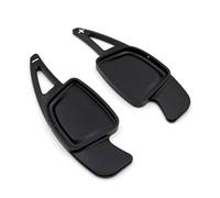 QASULER Extensión de palanca cambios for volante coche aluminio, for, A6, C8, A7, 4KA, A8, S4, S5, 2020 Cubierta del ala lateral del alerón trasero del co(Schwarz)