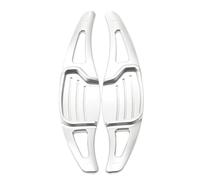 QASULER Extensión de palanca cambios for volante coche, for Ford, for Mondeo, 2013-2019 y, for Taurus 2015-2019, Edge Cubierta del ala lateral del alerón trasero del co(Silver)