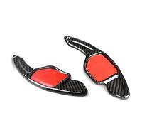 QASULER Extensiones de cambio marchas fibra carbono for volante, A5, A6L 09-11 y A4L 09-12 S6 06-08 S8, A8 08-10, etc Cubierta del ala lateral del alerón trasero del co