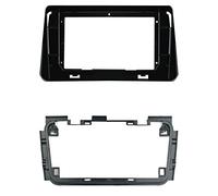 QASULER Fascia de Coche 2din 10,1 Pulgadas, for Nissan, Kicks 2018-2019, Adaptador conexión Audio, Panel Tablero, Kits Marco DVD for Bisel del Panel de Control del Tablero(Frame)